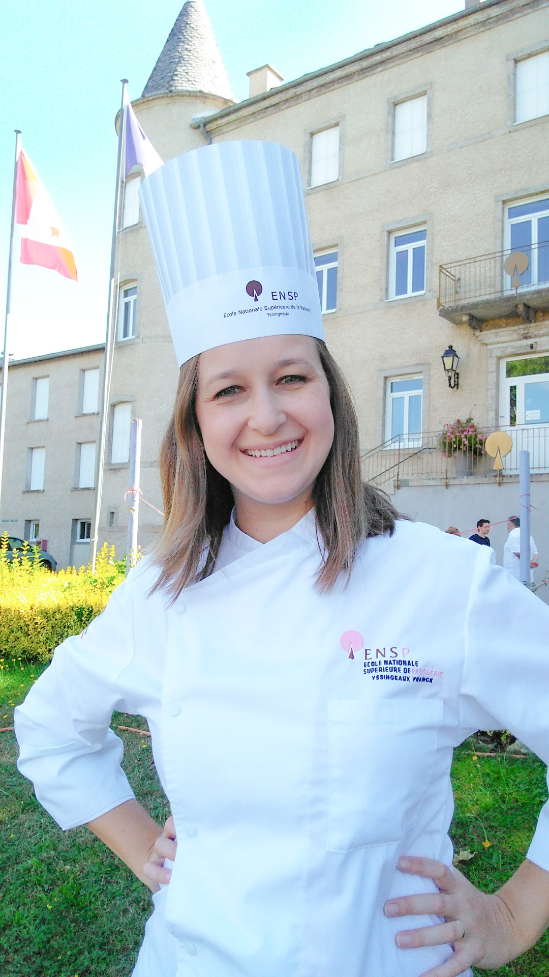 Patrícia Brüske at École Nationale Supérieure de la Pâtisserie in France
